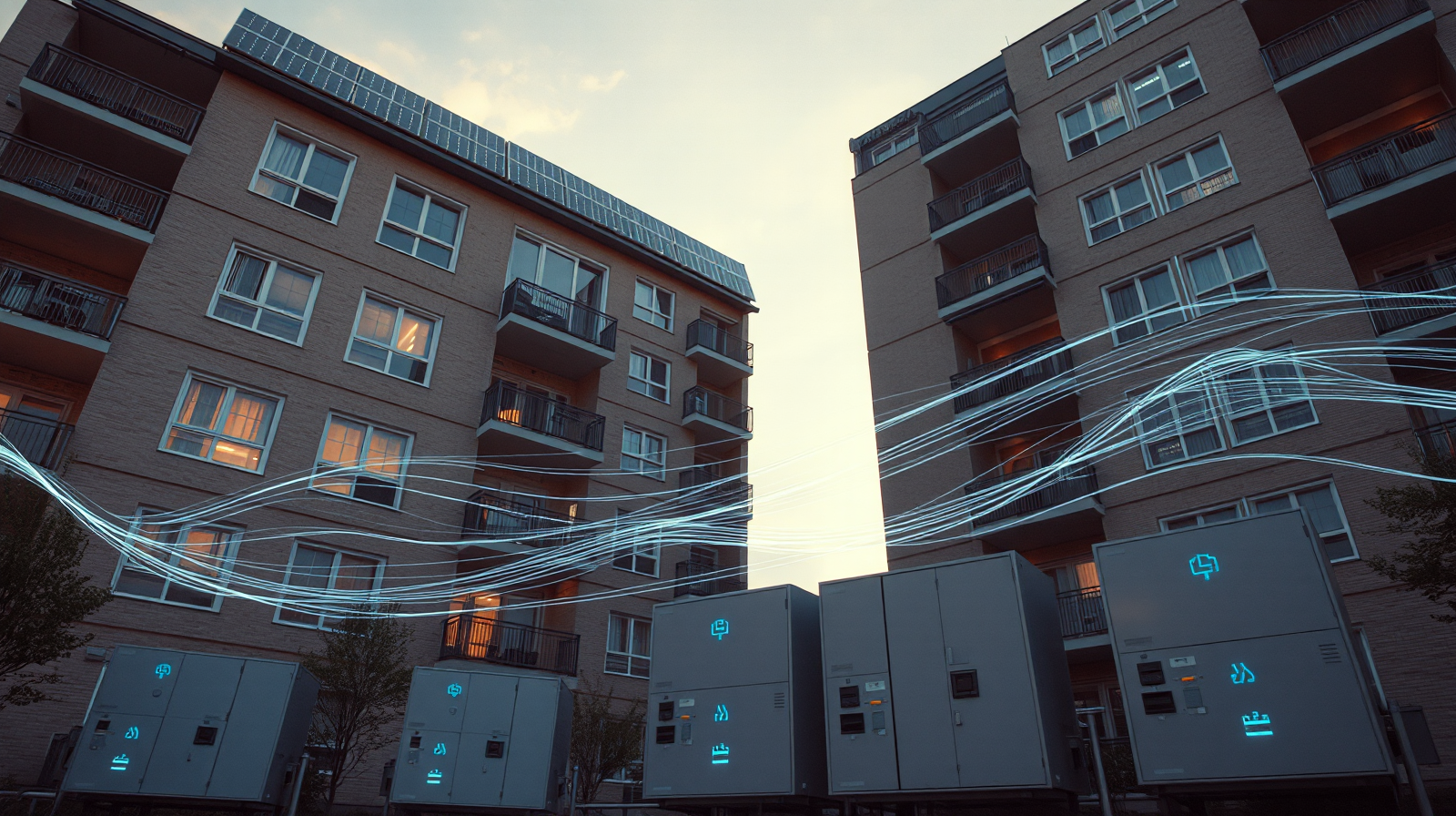 Solare condiviso in condominio: l’AI che gestisce pannelli e batterie